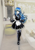 Uni in her Maid outfit, (Drawn by awesome Maharet)